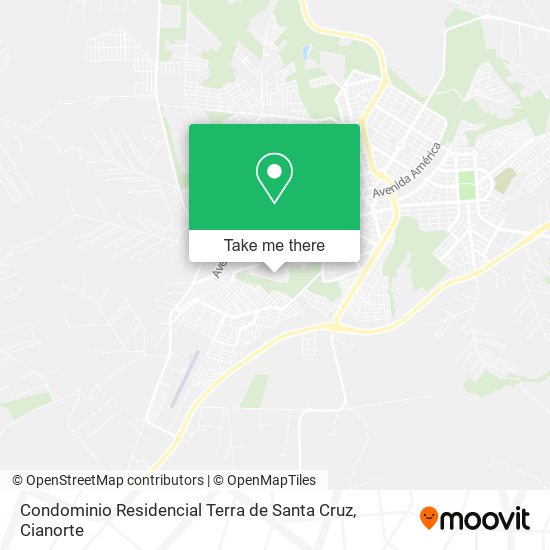 Mapa Condominio Residencial Terra de Santa Cruz