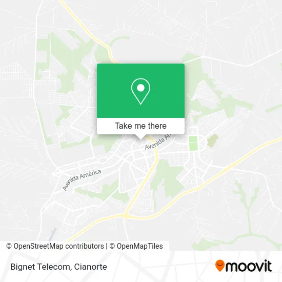 Bignet Telecom map