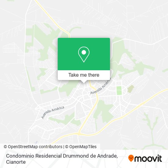 Mapa Condominio Residencial Drummond de Andrade