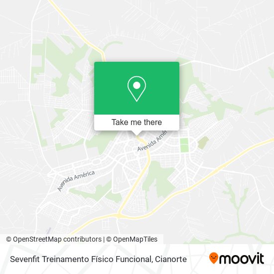 Mapa Sevenfit Treinamento Físico Funcional