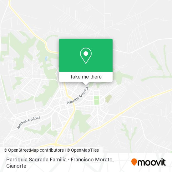 Mapa Paróquia Sagrada Familia - Francisco Morato