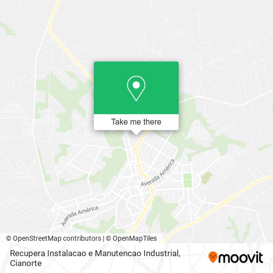 Mapa Recupera Instalacao e Manutencao Industrial