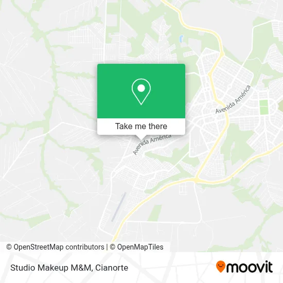 Studio Makeup M&M map