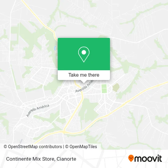 Continente Mix Store map