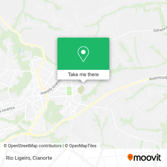 Rio Ligeiro map