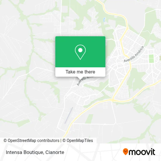 Intensa Boutique map