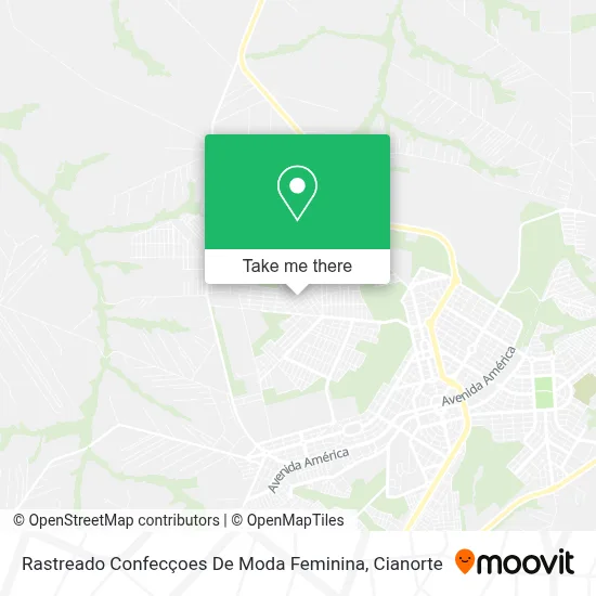 Rastreado Confecçoes  De Moda Feminina map
