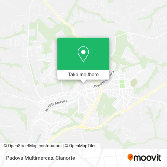 Padova Multimarcas map