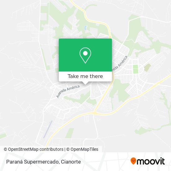 Paraná Supermercado map