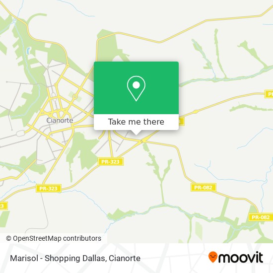 Marisol - Shopping Dallas map