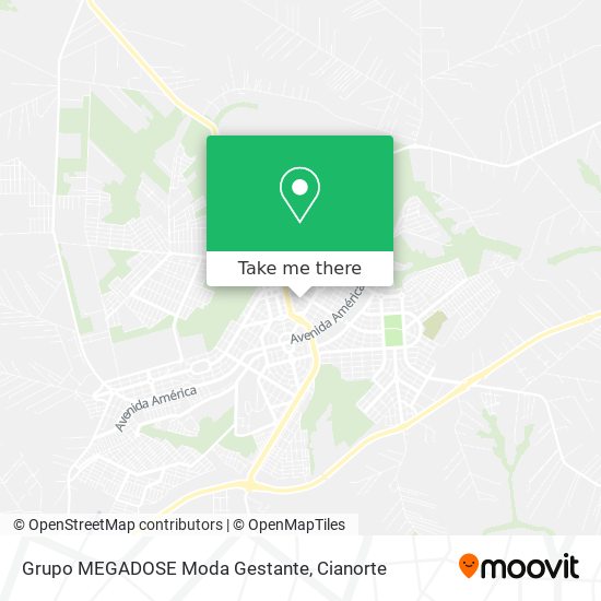 Grupo MEGADOSE Moda Gestante map