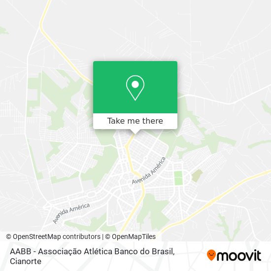 AABB - Associação Atlética Banco do Brasil map