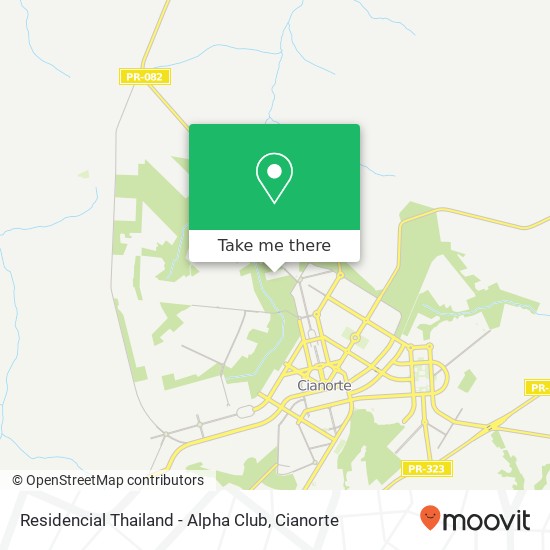 Residencial Thailand - Alpha Club map