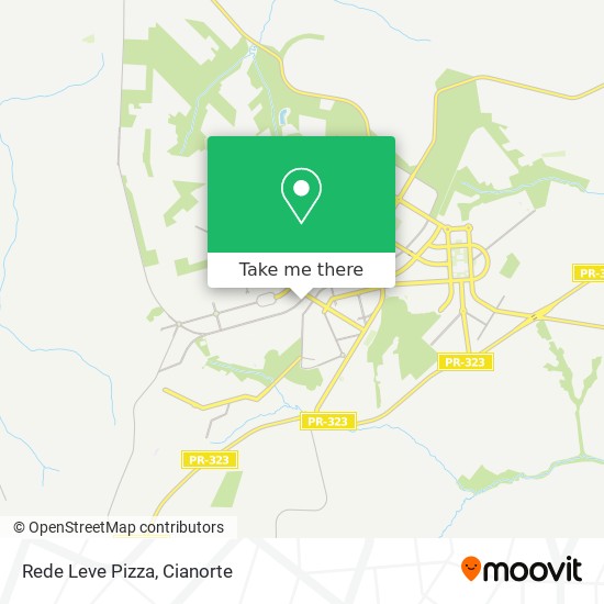 Rede Leve Pizza map