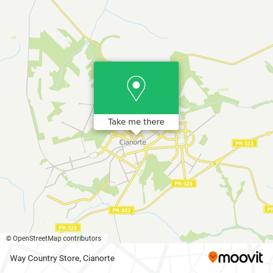 Way Country Store map