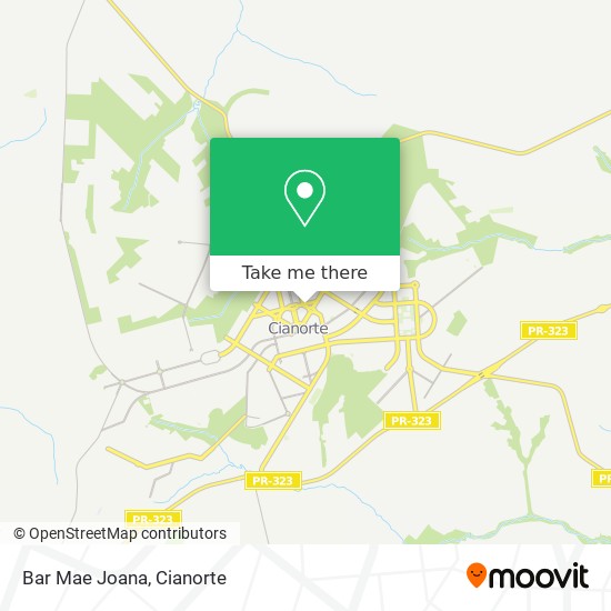 Mapa Bar Mae Joana