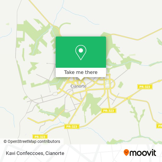 Kavi Confeccoes map