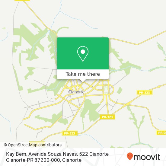 Kay Bem, Avenida Souza Naves, 522 Cianorte Cianorte-PR 87200-000 map