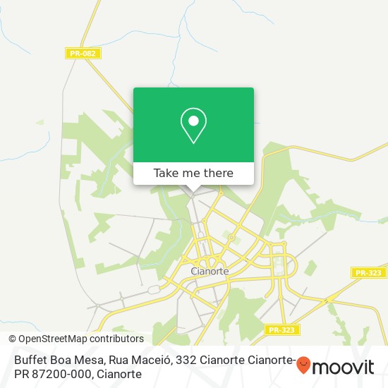 Buffet Boa Mesa, Rua Maceió, 332 Cianorte Cianorte-PR 87200-000 map