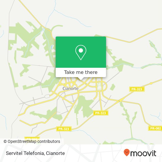 Servitel Telefonia map