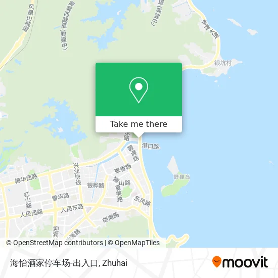 海怡酒家停车场-出入口 map