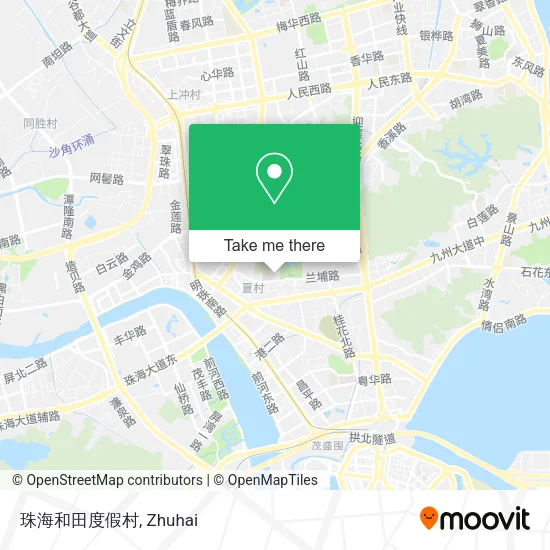 珠海和田度假村 map