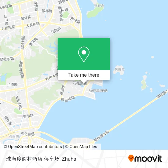 珠海度假村酒店-停车场 map