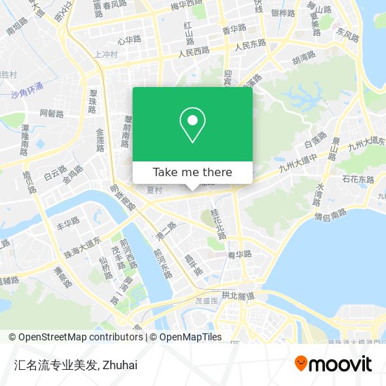 汇名流专业美发 map