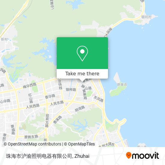 珠海市沪渝照明电器有限公司 map