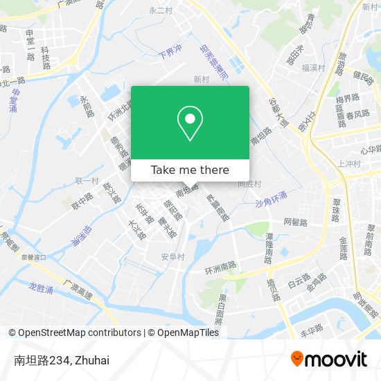 南坦路234 map