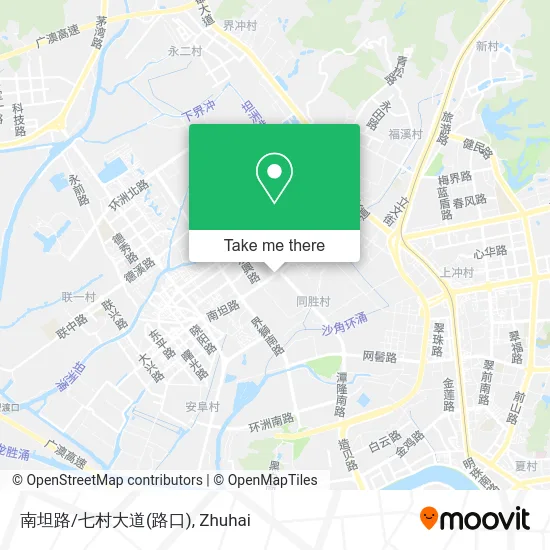 南坦路/七村大道(路口) map