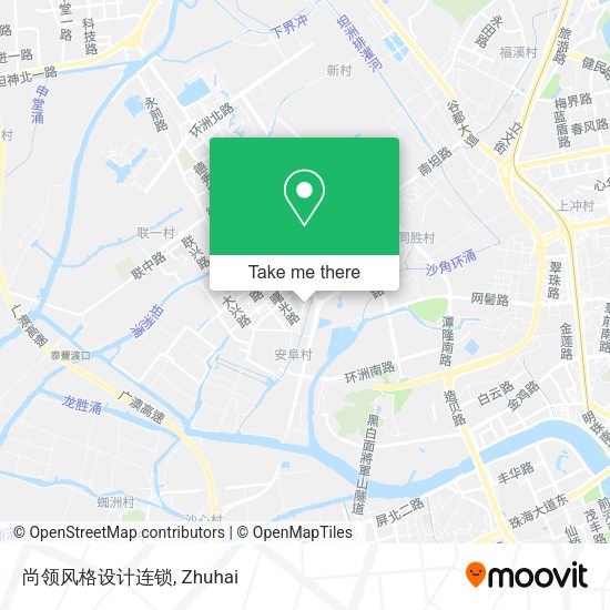 尚领风格设计连锁 map