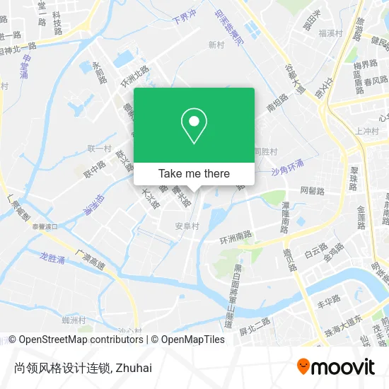 尚领风格设计连锁 map