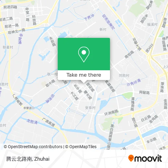 腾云北路南 map