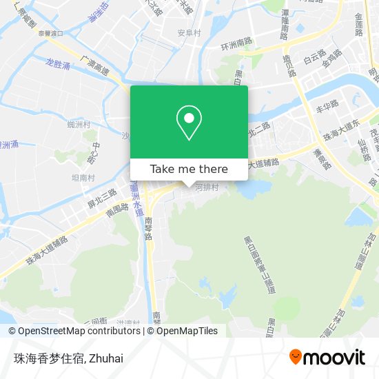 珠海香梦住宿 map