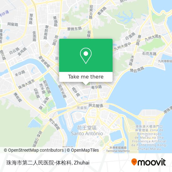 珠海市第二人民医院-体检科 map