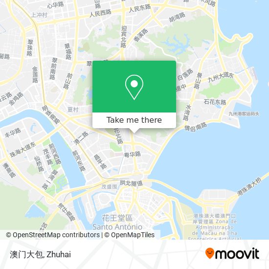 澳门大包 map