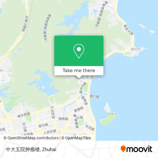 中大五院肿瘤楼 map