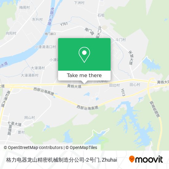 格力电器龙山精密机械制造分公司-2号门 map