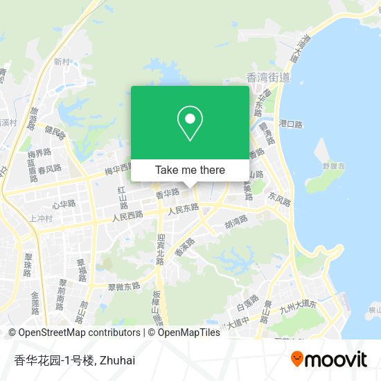 香华花园-1号楼 map