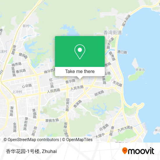 香华花园-1号楼 map