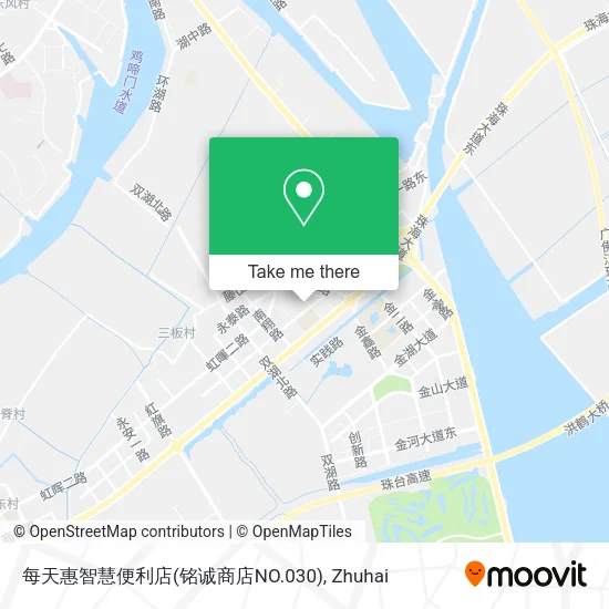 每天惠智慧便利店(铭诚商店NO.030) map