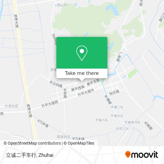 立诚二手车行 map