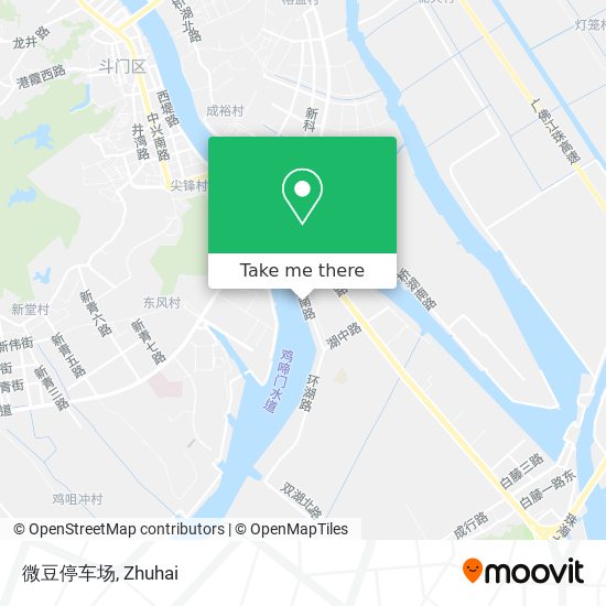 微豆停车场 map