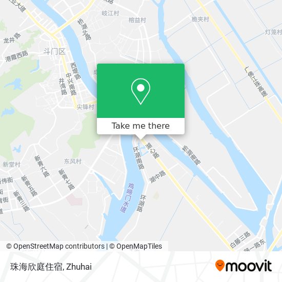 珠海欣庭住宿 map