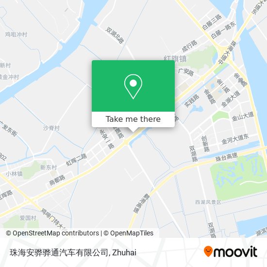 珠海安骅骅通汽车有限公司 map