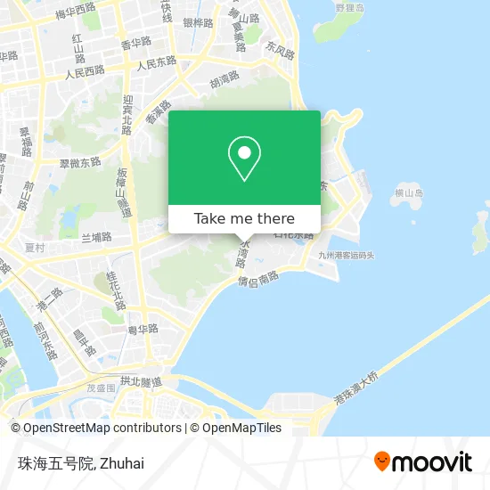 珠海五号院 map