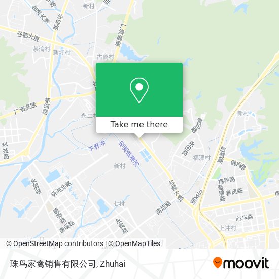 珠鸟家禽销售有限公司 map