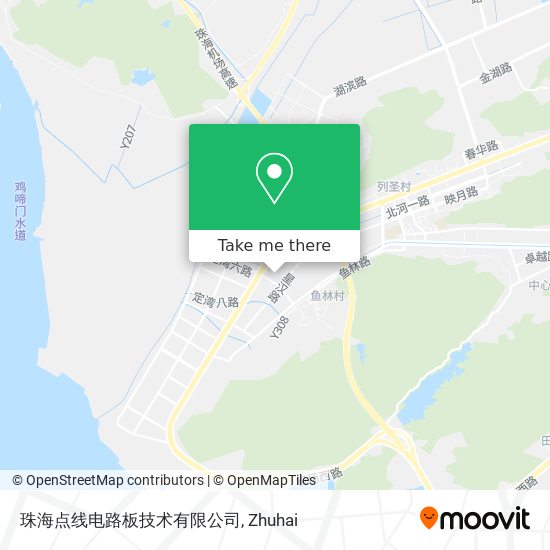 珠海点线电路板技术有限公司 map