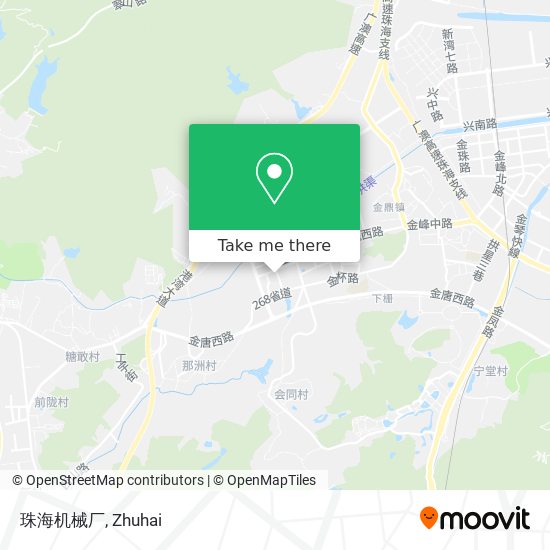 珠海机械厂 map